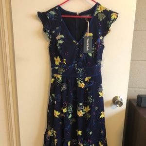 Modcloth Eyes on You Midi Dress